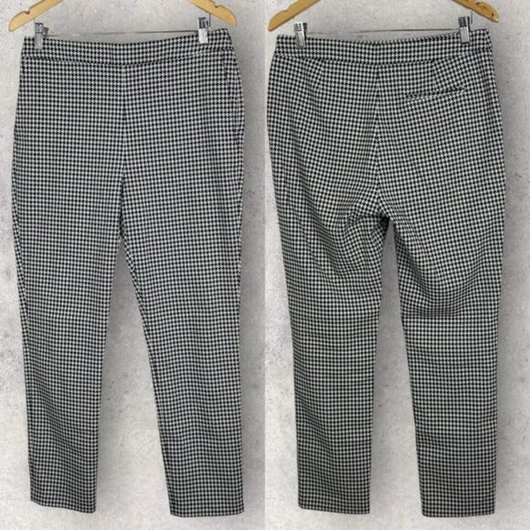 Sezane Clara Trousers Black Size 42 French / US 10 Minimalist High Rise Pants - Picture 2 of 15